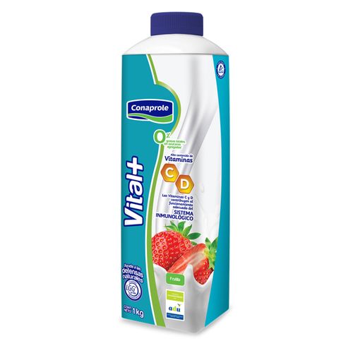 Yogur Conaprole Vital+ Frutilla 1Lt Light