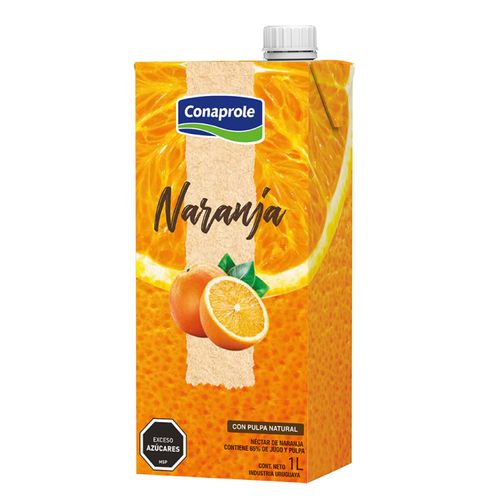 Jugo Conaprole Con Pulpa Naranja Slim 1Lt .