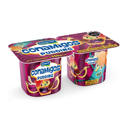 Pudding Conaprole Chocolate 110Gr 2Un .