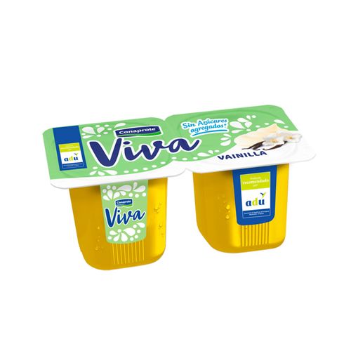 Postre Conaprole Viva 0% Vainilla 2Un 220Gr