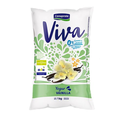 Yogur Conaprole 0% Vainilla 1.2Lt