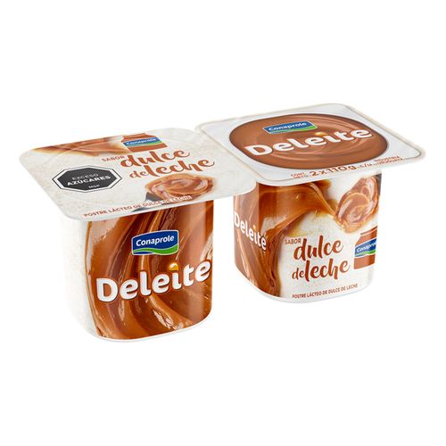 Postre Conaprole Deleite Dulce De Leche . 110Gr 2Un