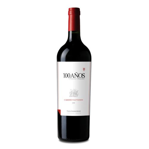Vino 100 Años Reserva Familiar Cabernet Sauvignon Vidrio 750