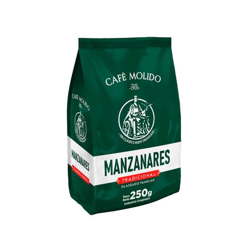 CAFE MANZANARES GLASEADO MOLIDO 250GR