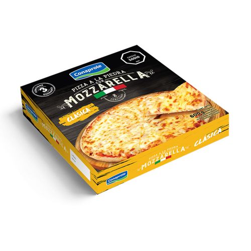 Pizza Conaprole A La Piedra Muzzarella . 3Un 600Gr