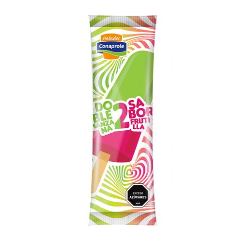 Helado Conaprole Agua Frutilla-Manzana Palito 60Ml .