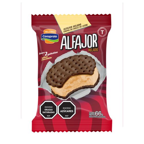 Helado Conaprole Alfajor Dulce De Leche .