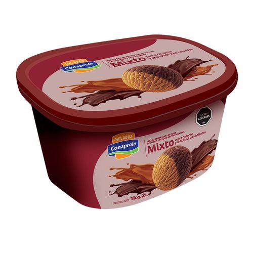 Helado Conaprole Regular Chocolate Holandes Y Dulce De Leche