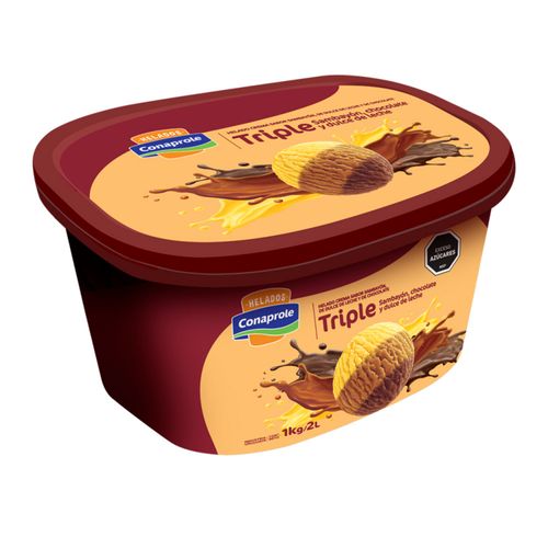 Helado Conaprole Sambayon Chcoclate Dulce De Leche 2Lt