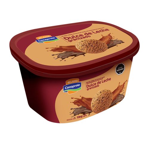 Helado Conaprole Dulce De Leche Granizado 2Lt