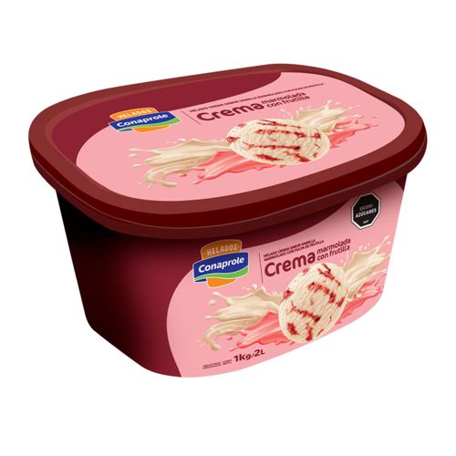 Helado Conaprole Marmolado Frutilla 2Lt