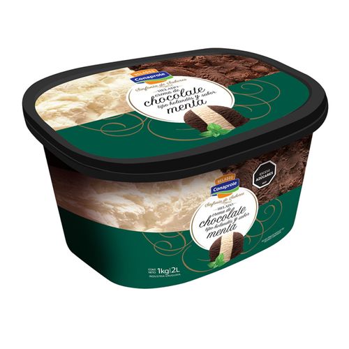 Helado Conaprole 2Lt Sinfonia Chocolate Holandes Y Menta