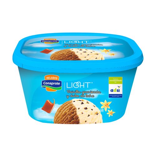 Helado Conaprole Light Mixto Dulce De Leche Y Vainilla Grani