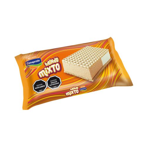Helado Conaprole Sandwiche Vainilla-Dulce De Leche Con Wafle