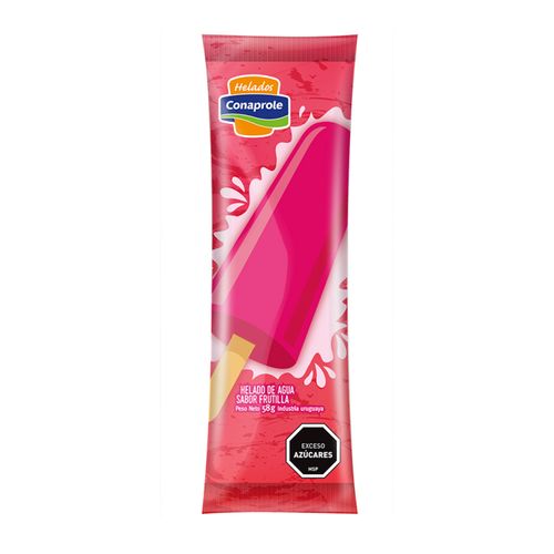 Helado Conaprole Palito Frutilla 60Ml .
