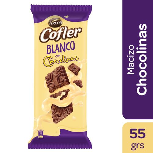 CHOCOLATE COFLER LECHE CHOCOLINAS 55GR