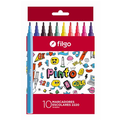 MARCADOR FILGO PINTO 10UN SURTIDO