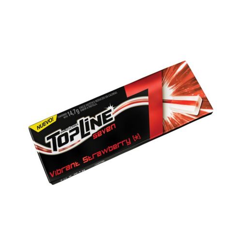 CHICLES TOPLINE SEVEN FRUTILLA 14,7GR