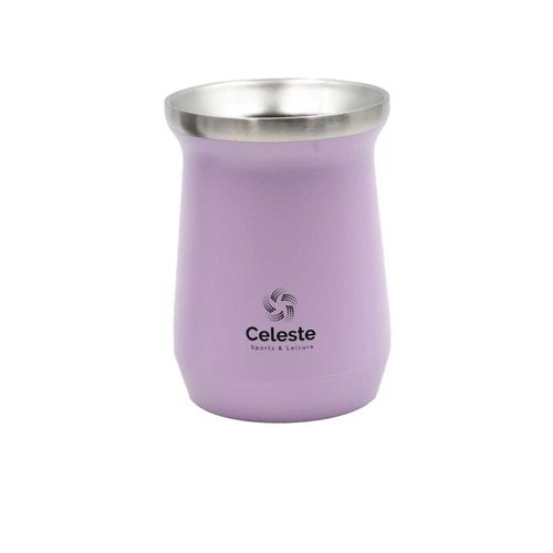 MATE CELESTE MT002-9 VIOLETA ACERO INOX 235ML DOBLE PARED