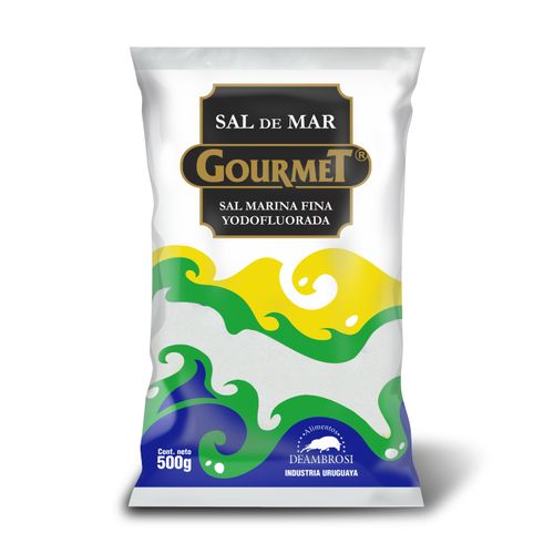 SAL GOURMET MARINA FINA 500GR YODOFLUORADA