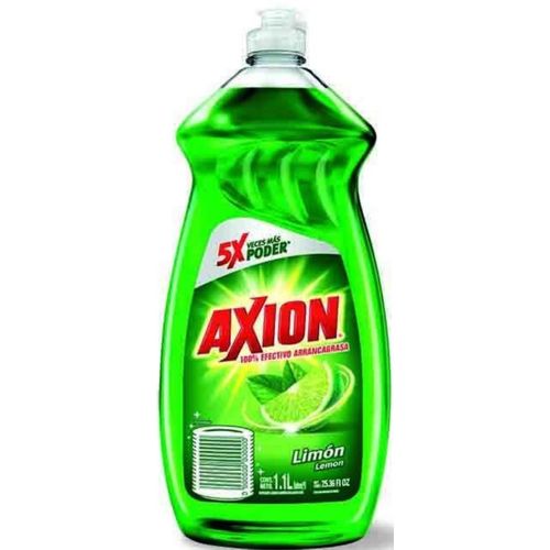 Detergente Axion Lavavajilla Limon Verde 1,100Lt Concentrado