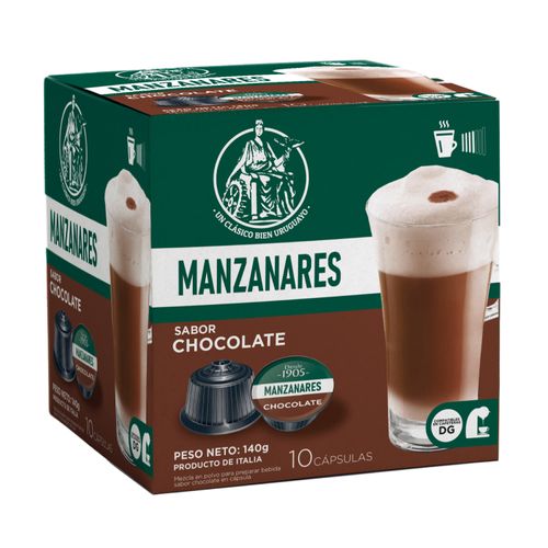 CAPSULAS MANZANARES CHOCOLATE X10 140GR