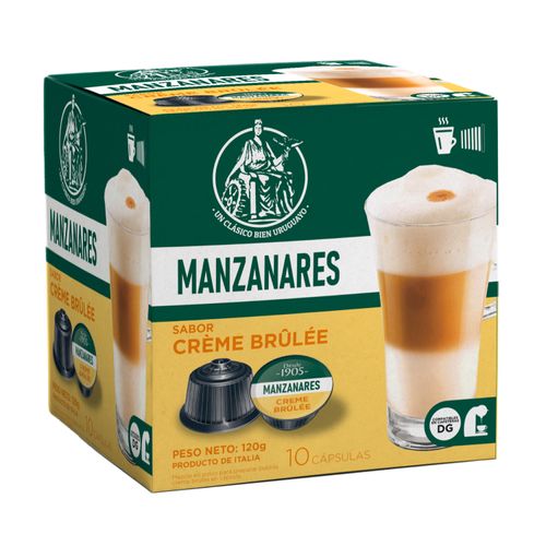 CAPSULAS MANZANARES CREME BRULEE X10 120GR