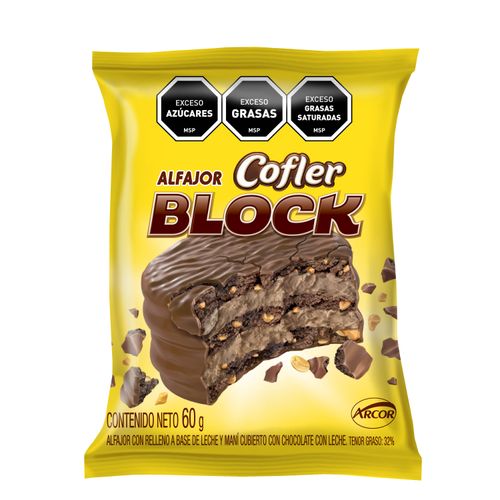 ALFAJOR COFLER BLOCK TRIPLE 60GR