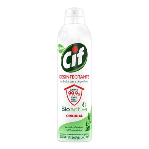 DESINFECTANTE CIF ORIGINAL BIO ACTIVE AEROSOL 360CC