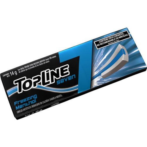 Chicle Topline 7 Menthol 14.7Gr