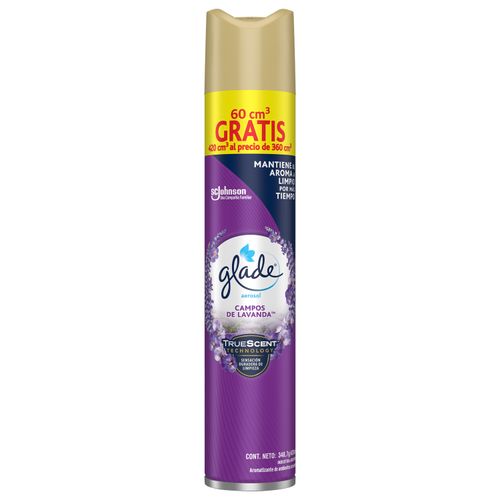 Aromatizante Glade Lavanda Aerosol 420 ml