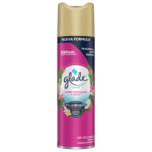 Aromatizante Glade Tropical Floral Aerosol 360 ml