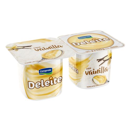Postre Conaprole Deleite Vainilla . 110Gr X2Un