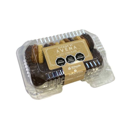 CONF.ALFAJOR DE AVENA BAÑADO C/CHOCOLATE 8UN