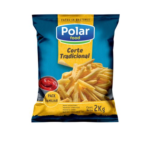 PAPAS POLAR FOOD CONGELADAS CORTE TRADICIONAL 2KG