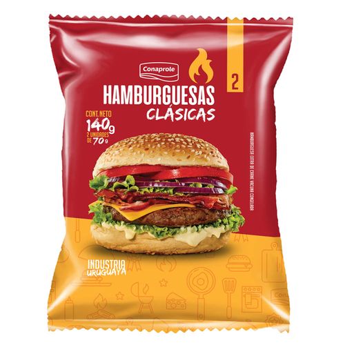 Hamburguesas Conaprole Clasica 2Un 83.Gr Pack