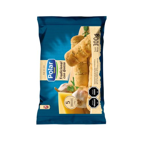 PAN DE AJO POLAR FOOD CONGELADO TRADICIONAL 300GR