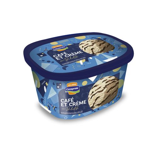 HELADO CONAPROLE CREMA Y CAFE MARMOLADO C/CHOCOLATE 2LT