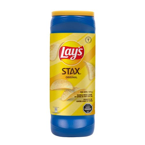 Papas Fritas Lays Stax Original 163Gr