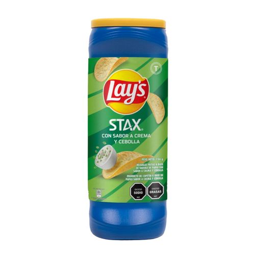 Papas Fritas Lays Stax Cebolla 155.9Gr