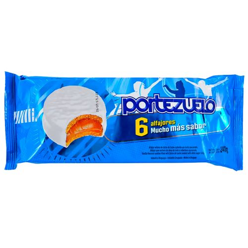 Alfajor Portezuelo Nieve X6Un