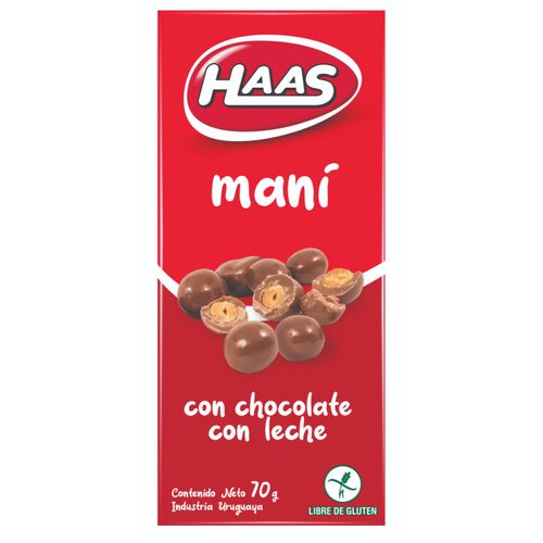 Mani Haas Chocolate Con Leche 70Gr