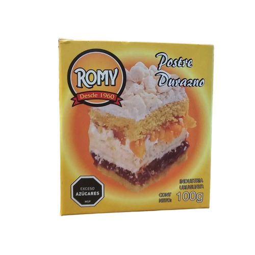 Postre Romy Durazno Individual