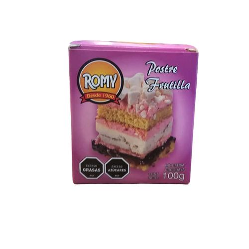 Postre Romy Frutilla Individual