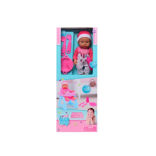 MUÑECA 330127 30CM C/SILLA Y ACCESORIOS