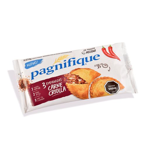 EMPANADAS PAGNIFIQUE CARNE CRIOLLA 3UN