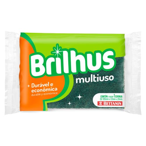 Esponja Brilhus Multiuso 11X7.5Cm