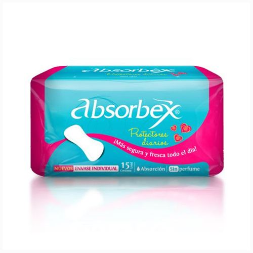 Protector Diario Absorbex Trifoliados 15Un