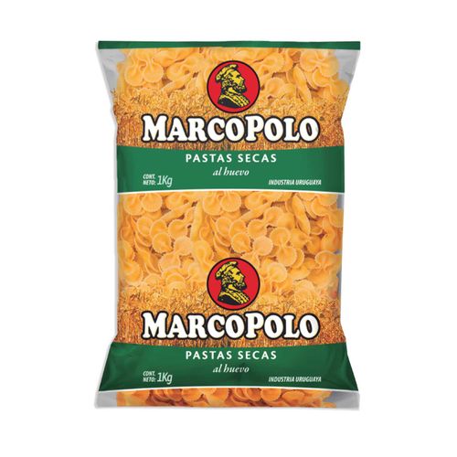 Fideos Marcopolo Al Huevo Moñitas 1Kg