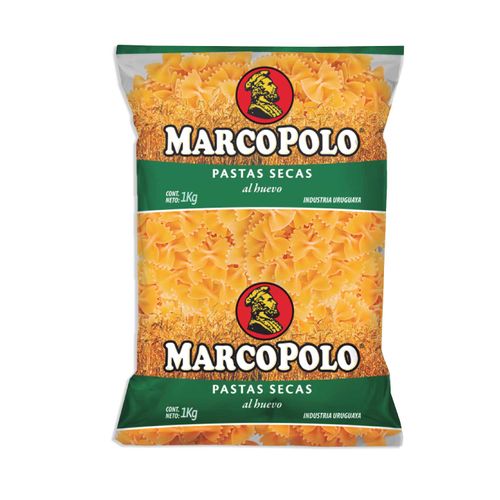 Fideos Marcopolo Al Huevo Corbatita 1Kg
